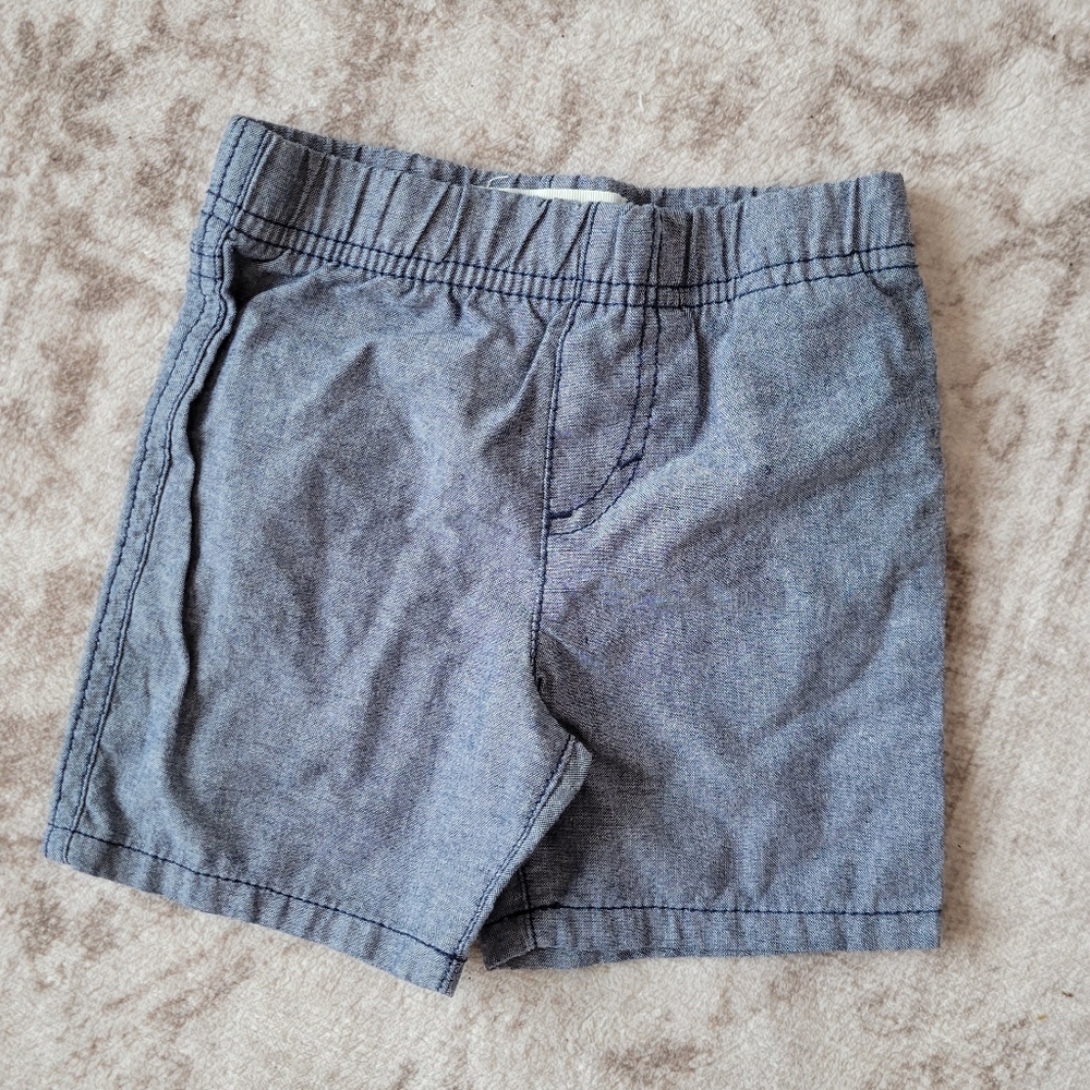 Levi’s Baby Boy 12 Months Lightweight Cotton Blend Shorts Light Denim Look